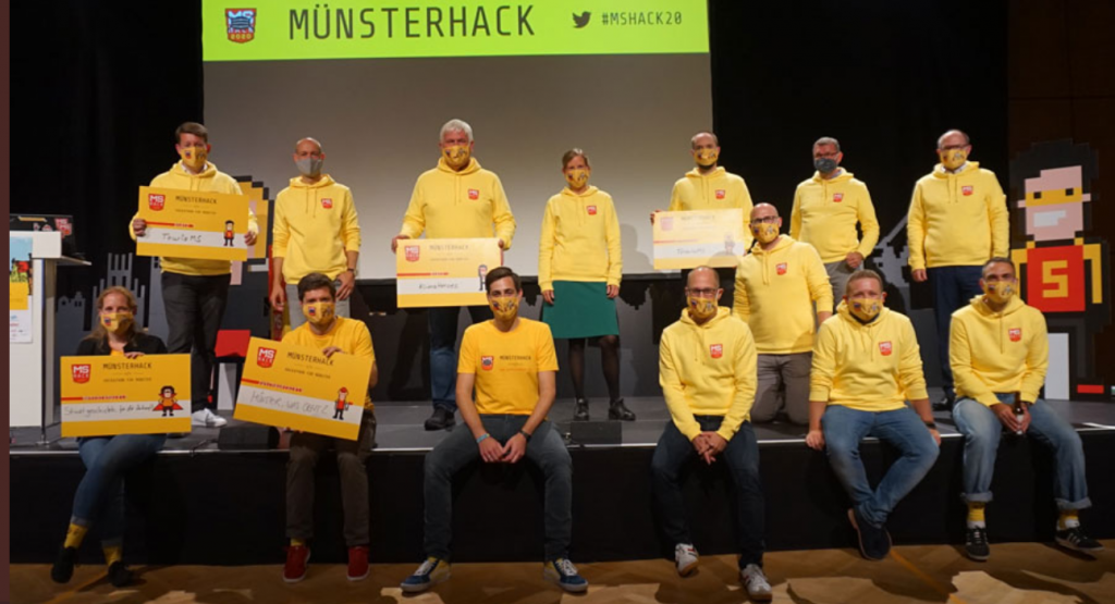 KlimaHeroes gewinnen den Münsterhack 2020!