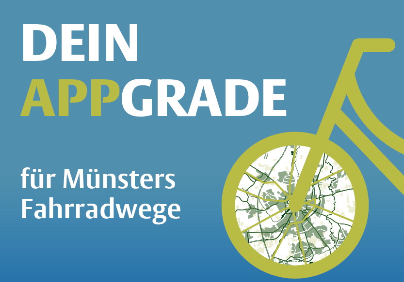 Dein APPgrade für Münsters Fahrradwege