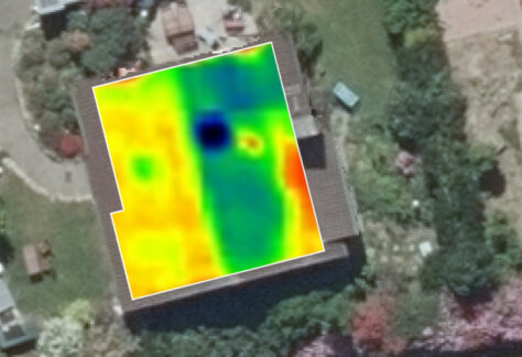 Foto: Wärmebild auf Luftbild: So lässt sich das eigene Haus besser wiedererkennen.
